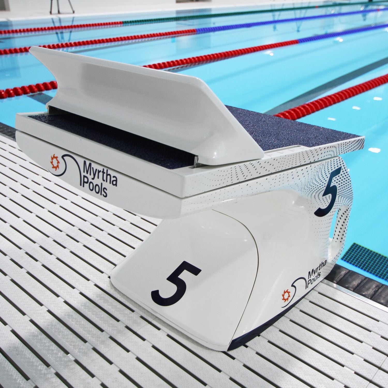 Myrtha Track Start Racing Pro fibreglass starting block