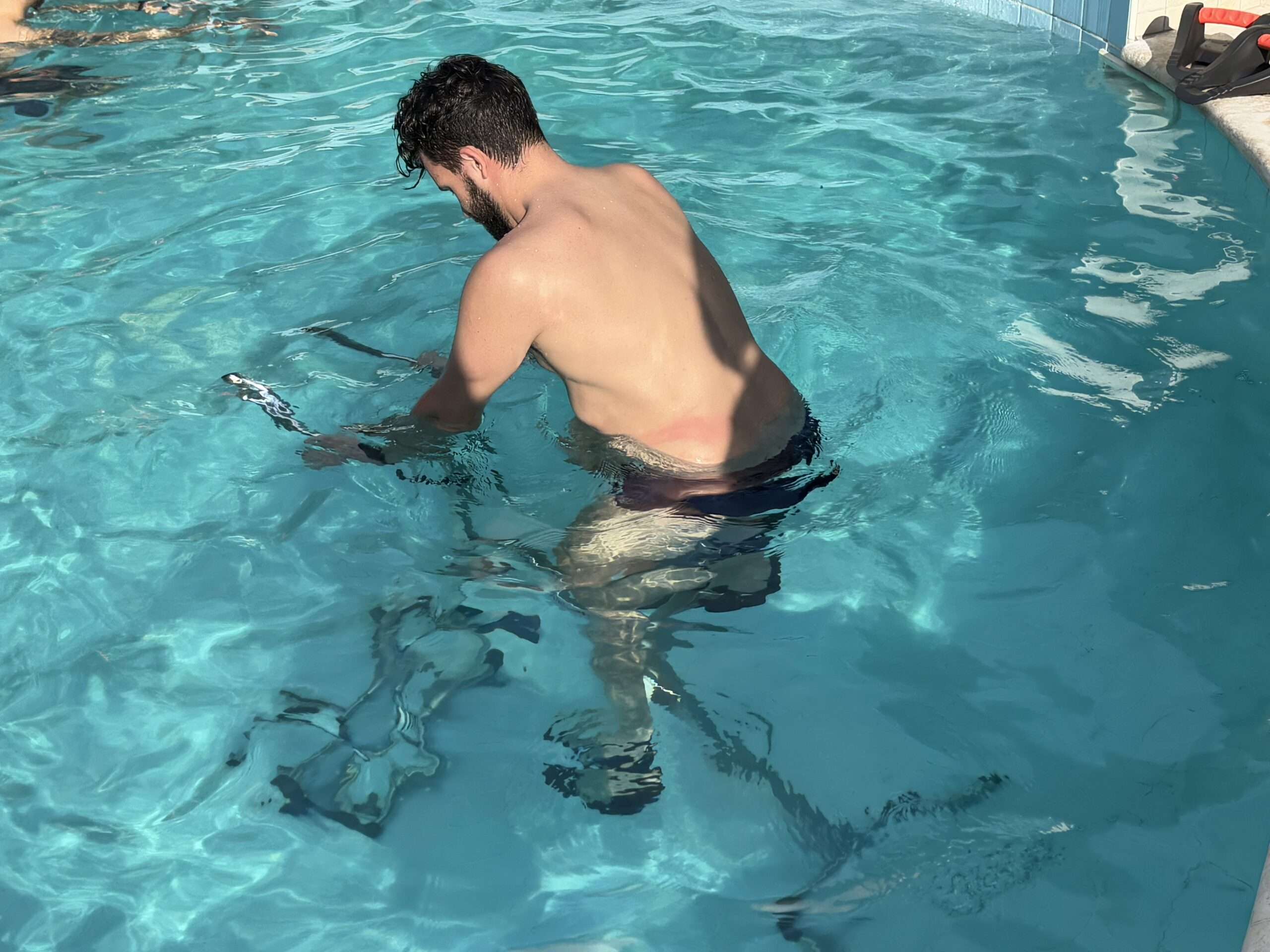 Slim Aquabike in use