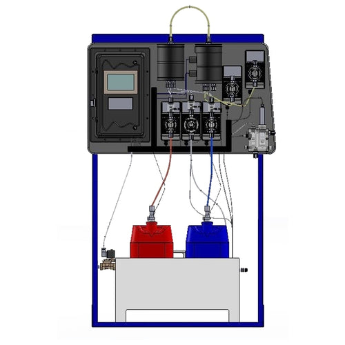 CDG chlorine dioxide generator, side view