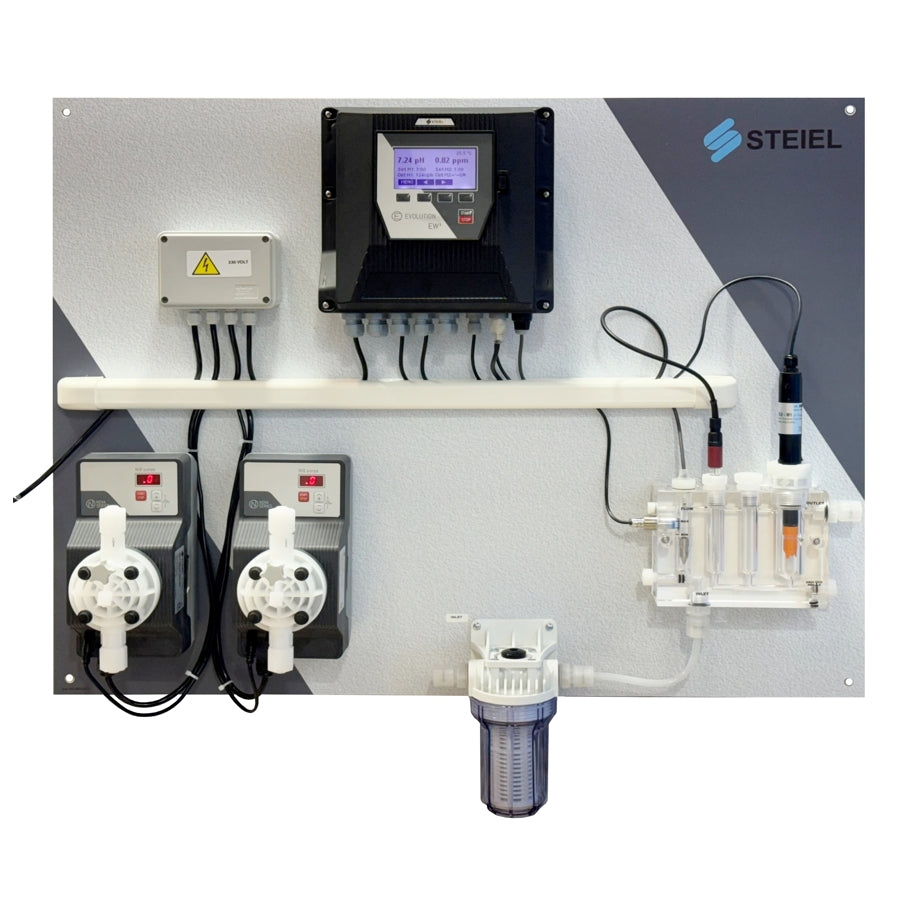 PNL EW2 Pool panel system pH/CAC with 2x NOVA pumps